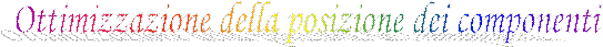 Ottimizzazione della posizione dei componenti